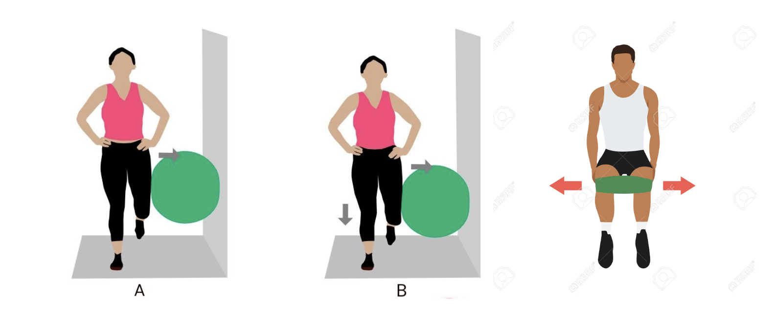 Tendinopatia Glútea 4 exercícios isométricos quadril abdutores